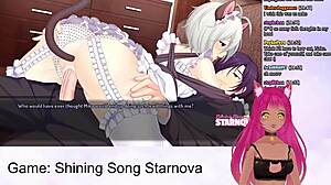 lewdneko plays shining song starnova bonus lewdly