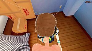 chie satonaka gets fucked and creampied from your pov - persona 4 hentai