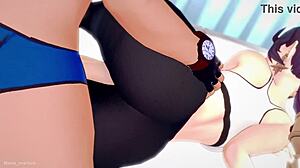 Mona Wants Handjobs Strips Sportswear in Uncensored Hentai Nurse Office