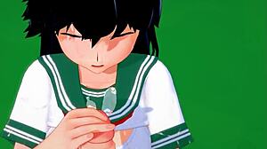 Kagome moans, 'Fuck me hard on the roof in this POV.'