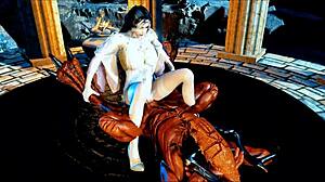 queen rendered hot and bothered - 3d animation hentai