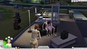 Lesbian Strapon Fun In The Sims 4