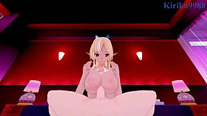 shishiro botan and shiranui flare in intense pov creampie hentai