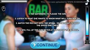 Hot Hentai Babe's Sweet Pussy Fucked Roughly In Bar By Horny Dude