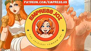 Femdom Hentai Joi Nothing But A Number At My Feet