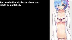 Rem Chastity Tease For You With Big Cock Blowjob Facial Jerk Off Instructions