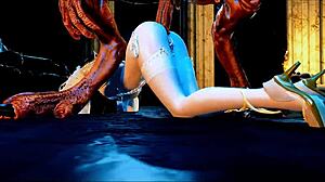 queen rendered hot and bothered - 3d animation hentai