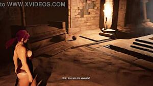 Lara Solves Ancient Statue Mystery With Ass