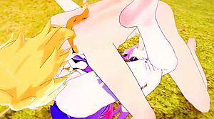 Citlali is getting rough with Aether in this Genshin hentai! 😈