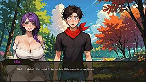 i'm shocked my best friend's massive boobs popped out in public at the ranch