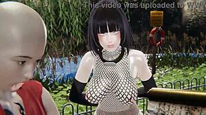 Hinata Performs Jutsu for Threesome in Sheer Fantasy Full Movie