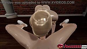 Wow, that curvy office girl gives an intense blowjob!