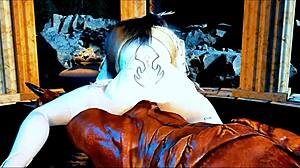 queen rendered hot and bothered - 3d animation hentai