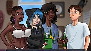 miss dewitt dances in summertime saga lets play