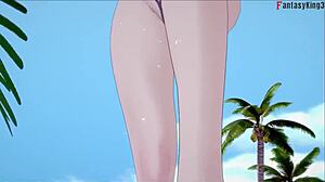 Valentine Nurse In Bikini Footjob And Bj Skullgirls Full Fantasyking3