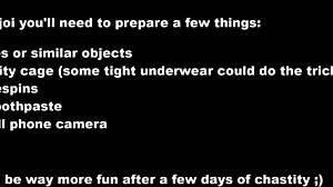 Rem Chastity Tease For You With Big Cock Blowjob Facial Jerk Off Instructions