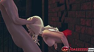 superwoman's park gloryhole deepthroat bj. a provocative 3d hentai surprise.