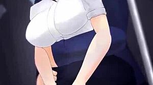 perverted guy fucks girl on the train