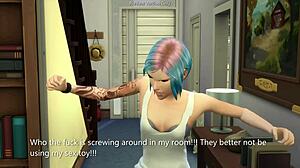 sims 4 teens study turns to rough fucking creampie fingering in 3d animation