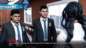 Nerdy College Girl FLASHES Tight Pussy in Timestamps Lost Love 02