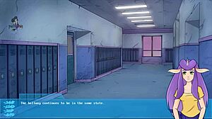 i teach redhead ada in her new uniform with monster in night lessons part 6