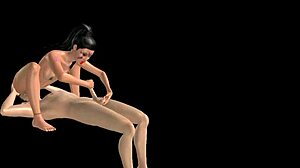 An animated 3d cartoon porn video beautiful indian bhabhi giving hand job to a japanese man and getting her pussy licked in 69 position