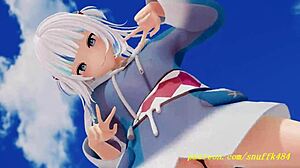 Novr MMD Gura Dance 3D Hololive Hentai