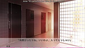 anna in the busty bondage suit for some erotic fun