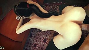 Tifa Doggystyle Creampie Fuck