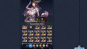 Hata and hibiki intensely pose with huge big tits in kinky outfits. Showing off sexy bodies.