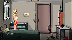 i sniff her panties under the skirt in this hentai game