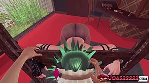 sexy tatsumaki with big tits in pantyhose 3d hentai