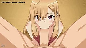 Is Marin Kitagawa Sucking Big Cock?