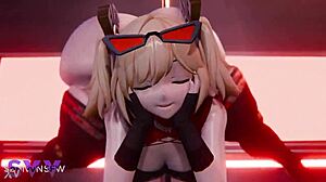 wanna see burnice's big ass twerk before anal pounding in 3d hentai?