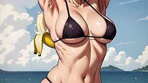 Hange Zoe Likes Sunbathing With Hairy Armpits