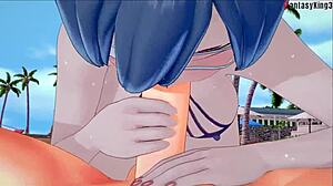 valentine sexy nurse on bikini having fun 2 skullgirls full fantasyking3