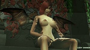 Wet Squirting In The Mausoleum Scene