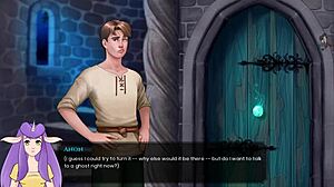 In the legend uncensored part 21, a sexy anime girl shines in the game