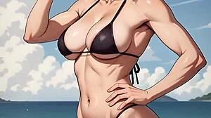 Hange Zoe Likes Sunbathing With Hairy Armpits