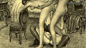 Vintage Erotic Drawings With Bold Imagery