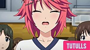 Volleyball coach had sex with his students in special coaching hentai