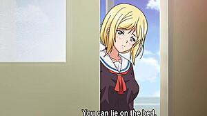 Watch this hentai scene with big tits and blowjob