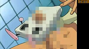 hentai timida e quente with voyeur anal scenes