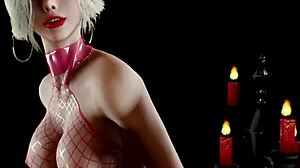 Blonde Hailey cowgirls with big ass and tits