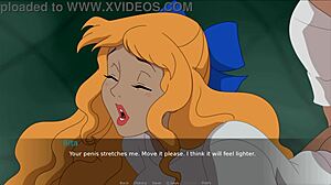 the secret of the house involves a blonde college woman getting intimate in the park with rita