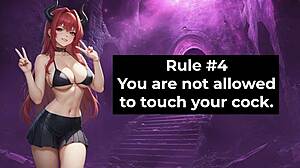 Hentai Succubus Guides Hands-Free Orgasm Trials with Jerk Off Instructions in Episode 2