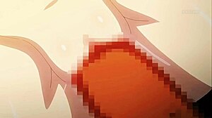 monk and woman exhibitionist display in public setting