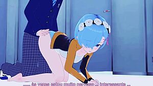 Re:Zero characters in Resident Evil hentai fucking hard!