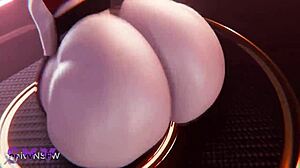 wanna see burnice's big ass twerk before anal pounding in 3d hentai?