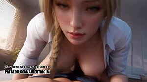 Helena Douglas Cosplay Kisses and Rides to Your Cum Uncensored!